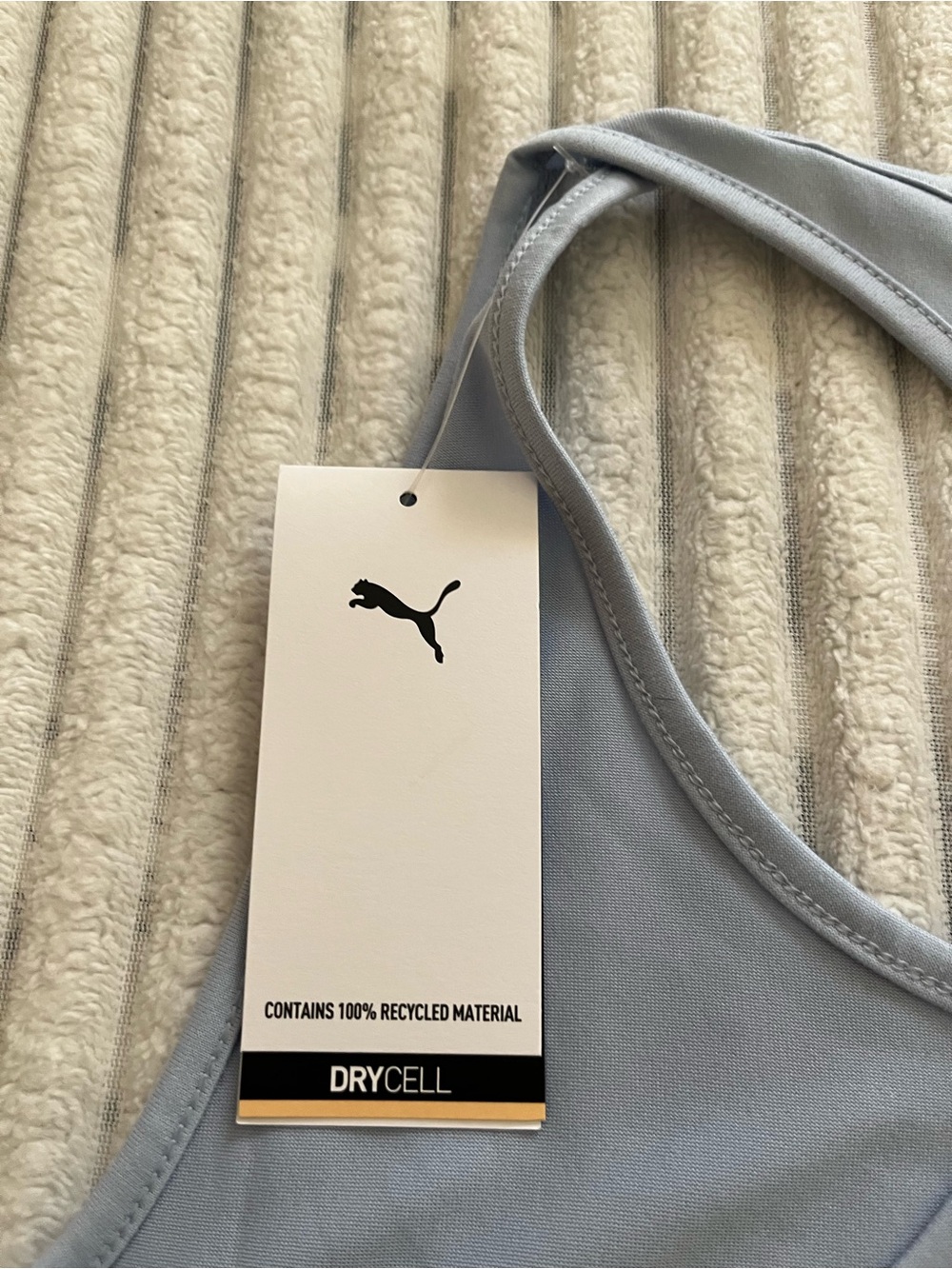 Puma Light Blue Racerback Tank - Picture 7 of 10